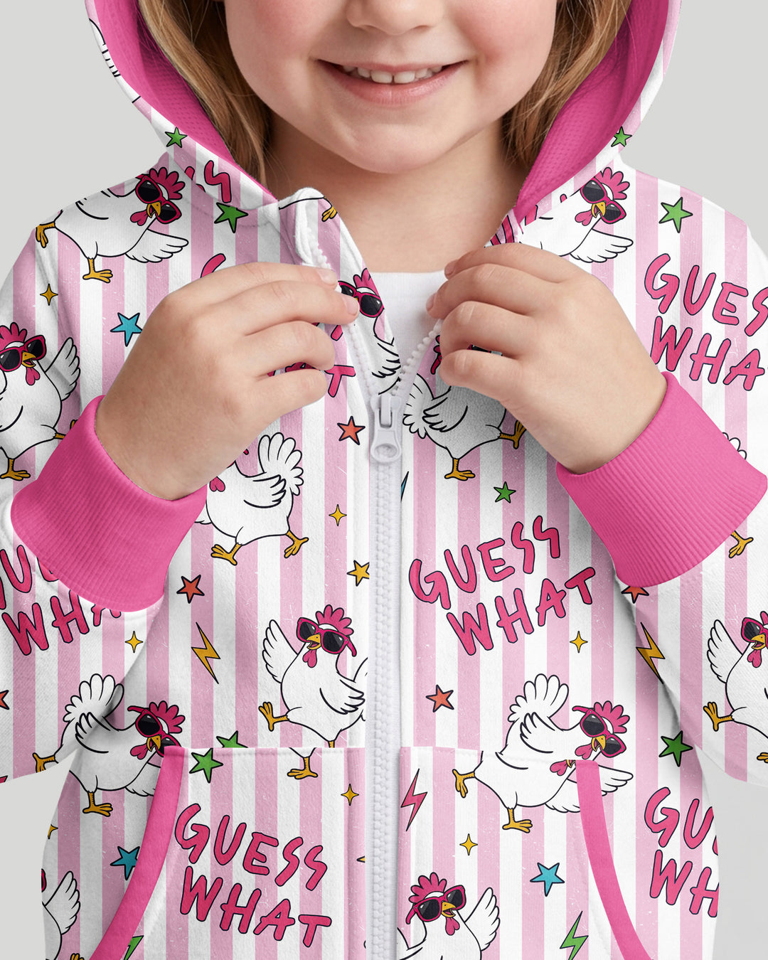 Guess What Chicken Butt! Bamboo Zip Hoodie
