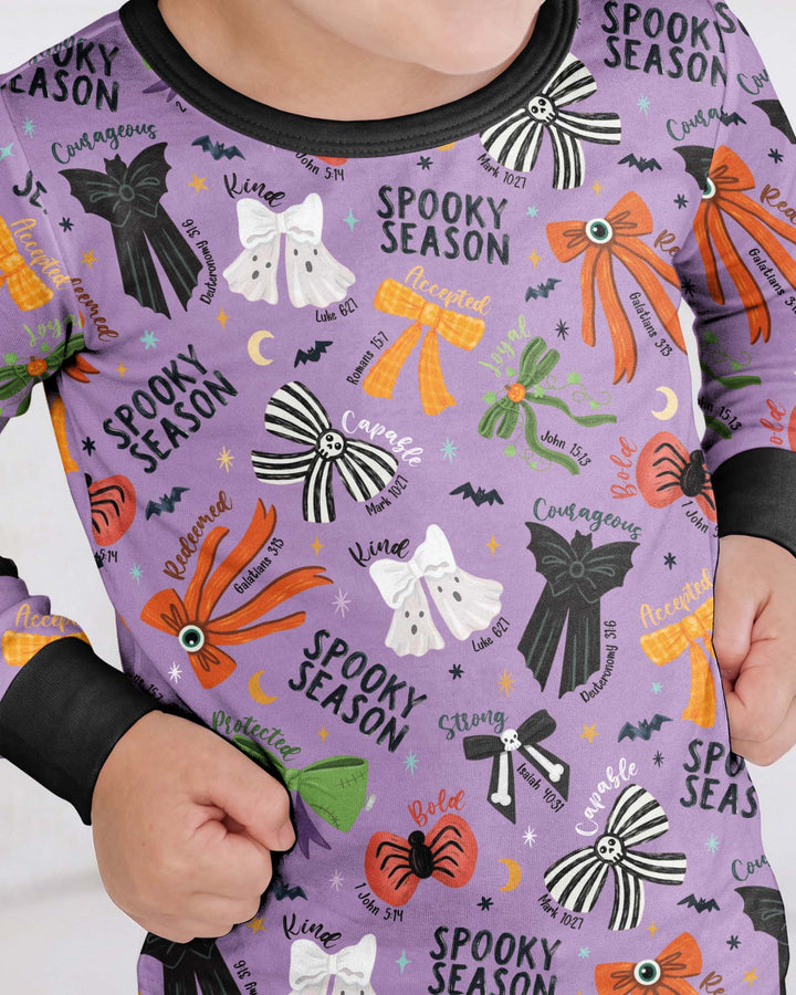 Template Bamboo Two Piece Long Sleeve Pyjamas Set