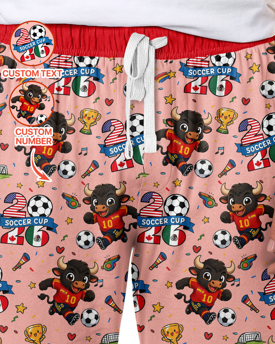 We Are The Champions Soccer Cup 2026 Bamboo Men's Pajama Set