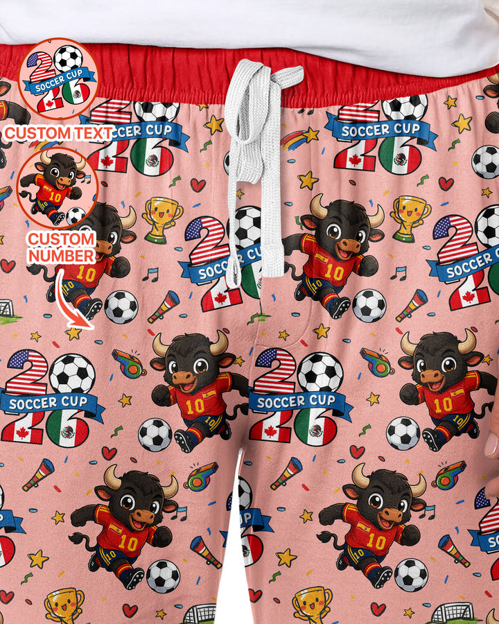 We Are The Champions Soccer Cup 2026 Bamboo Men's Pajama Set