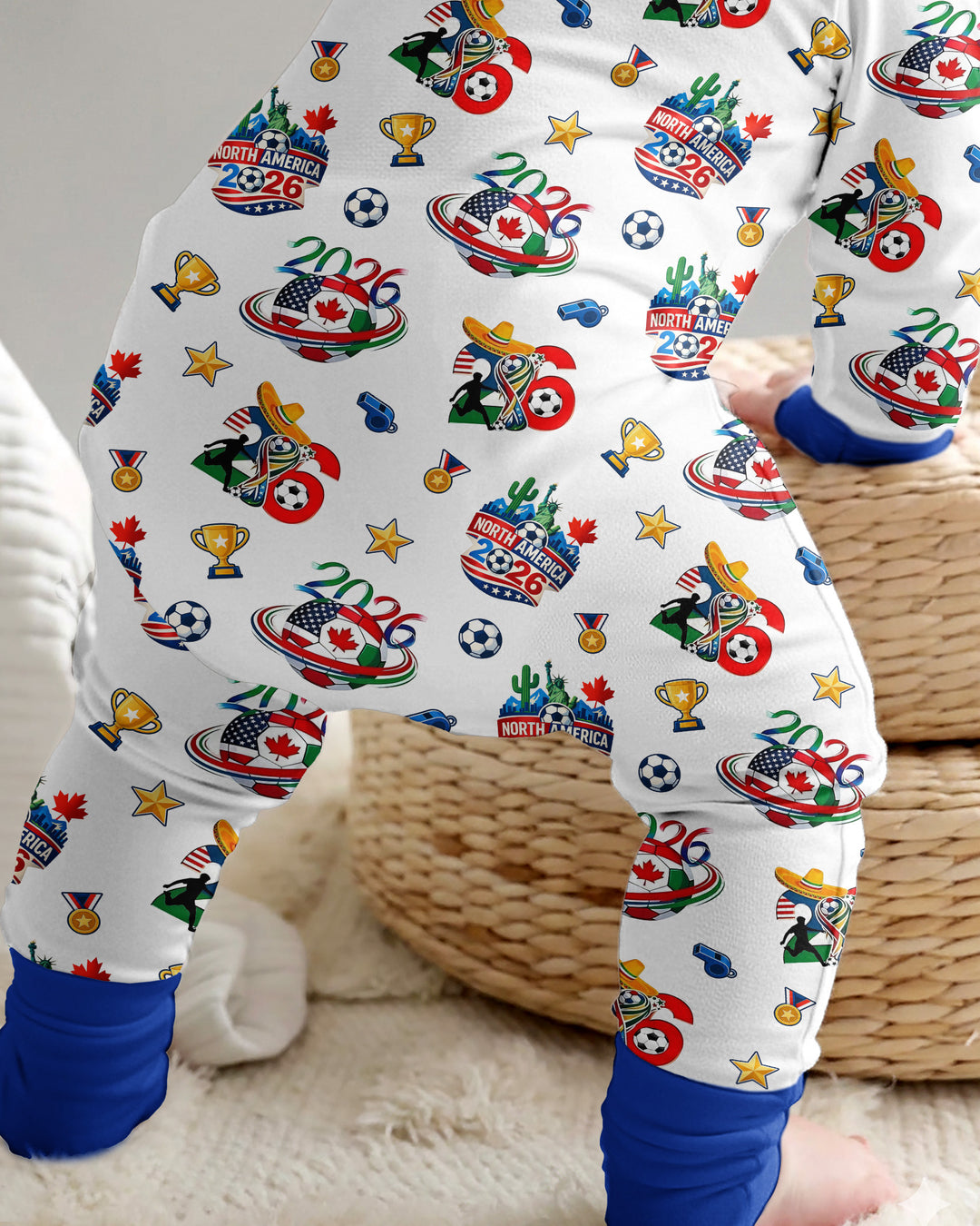 World Soccer North America 2026 Family Matching Bamboo Convertible Zippy