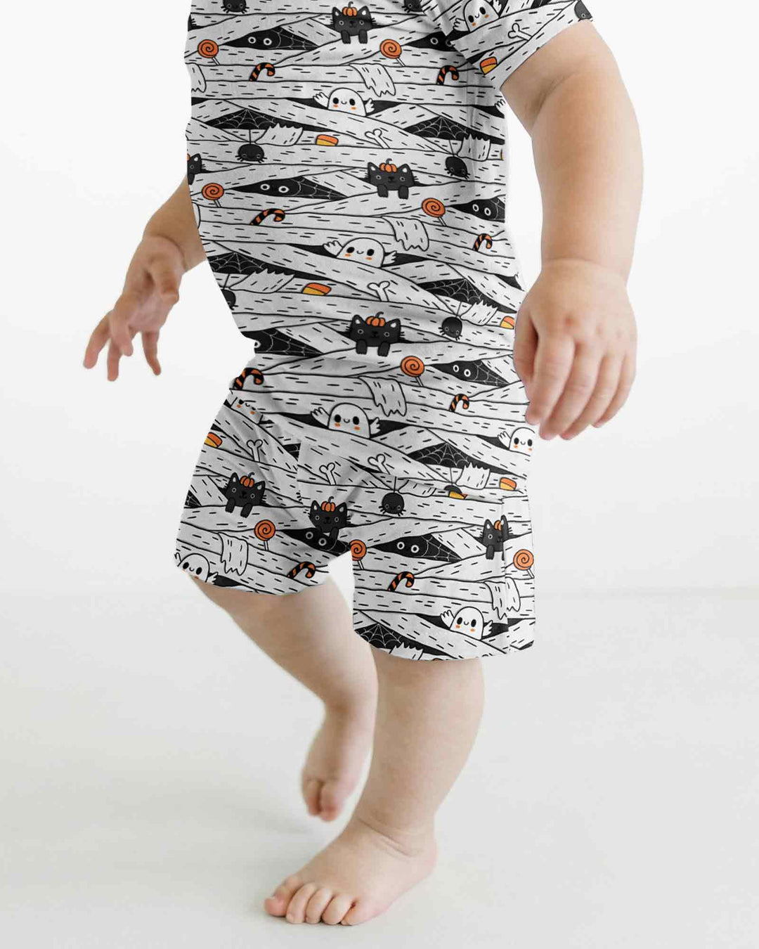 Template Bamboo Two Piece Short Sleeve Shorts Pyjamas Set