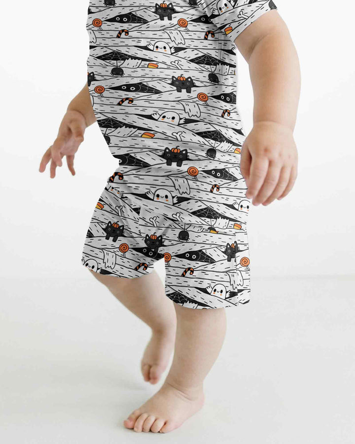 Template Bamboo Two Piece Short Sleeve Shorts Pyjamas Set