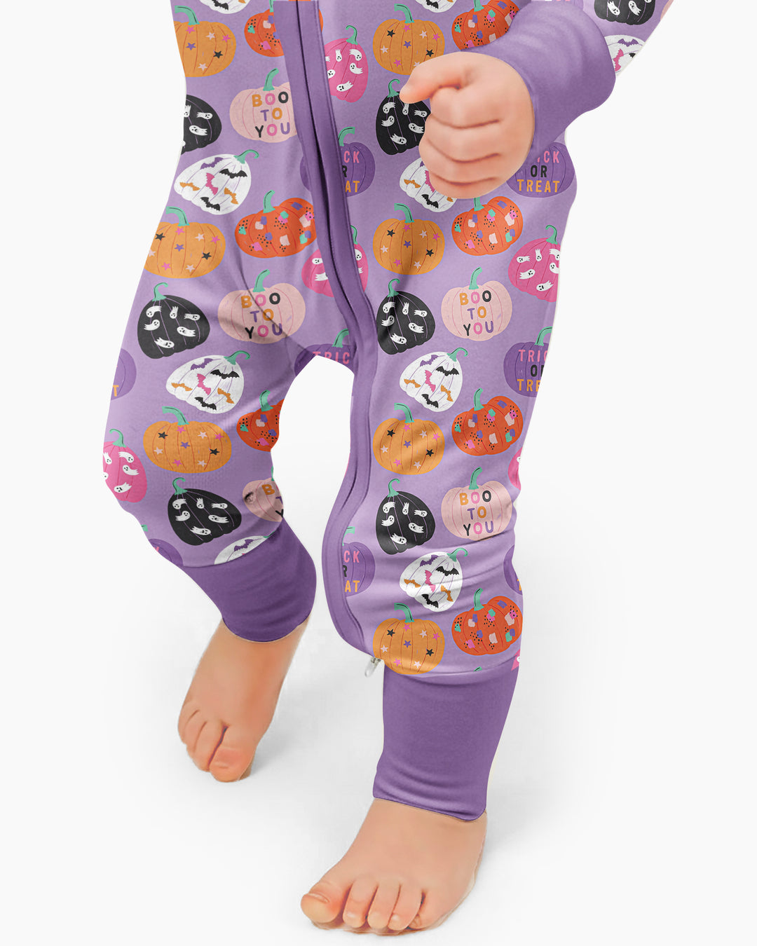 Boo Pumpkin Season Bamboo Convertible Zippy