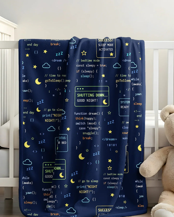 It Techy Job Matching Dad and Son Bamboo Blanket
