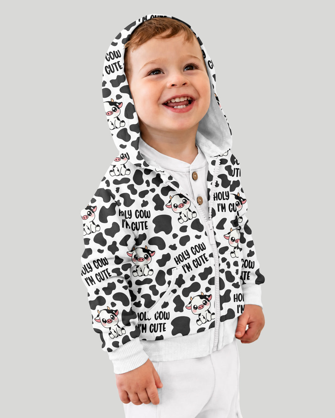 Holy Cow I'm Cute Bamboo Zip Hoodie