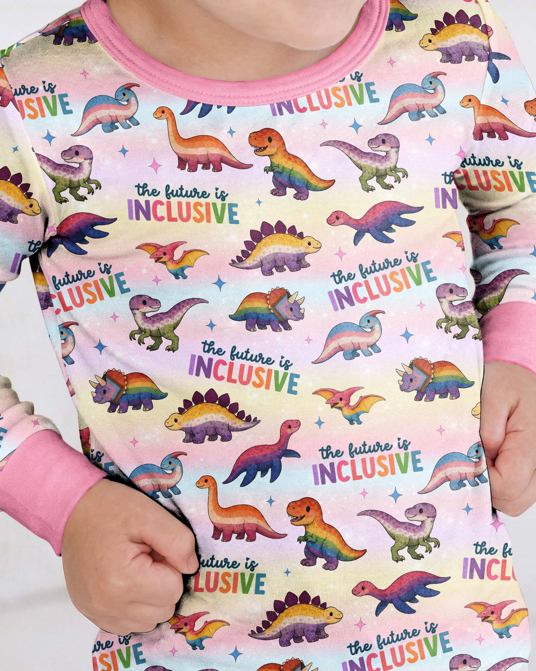 The Future is Inclusive Bamboo Two Piece Long Sleeve Pajama Set