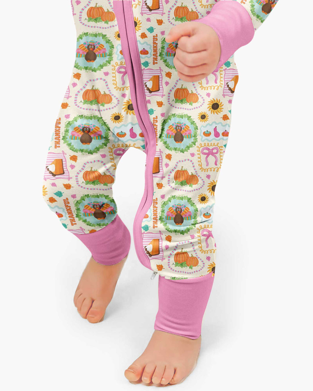 Sweet Thanksgiving Harvest Bamboo Convertible Zippy