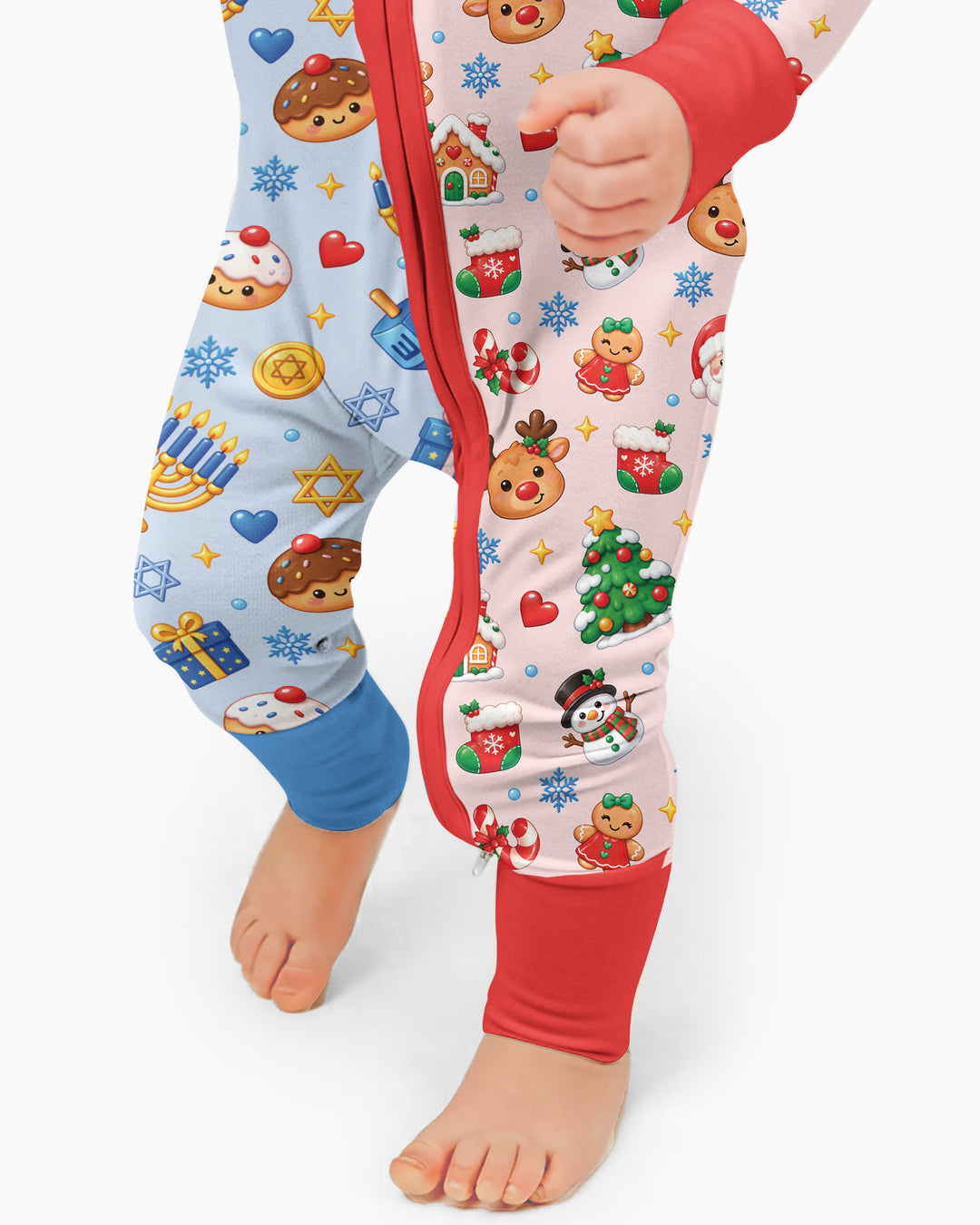 Merry Chrismukkah Bamboo Convertible Zippy