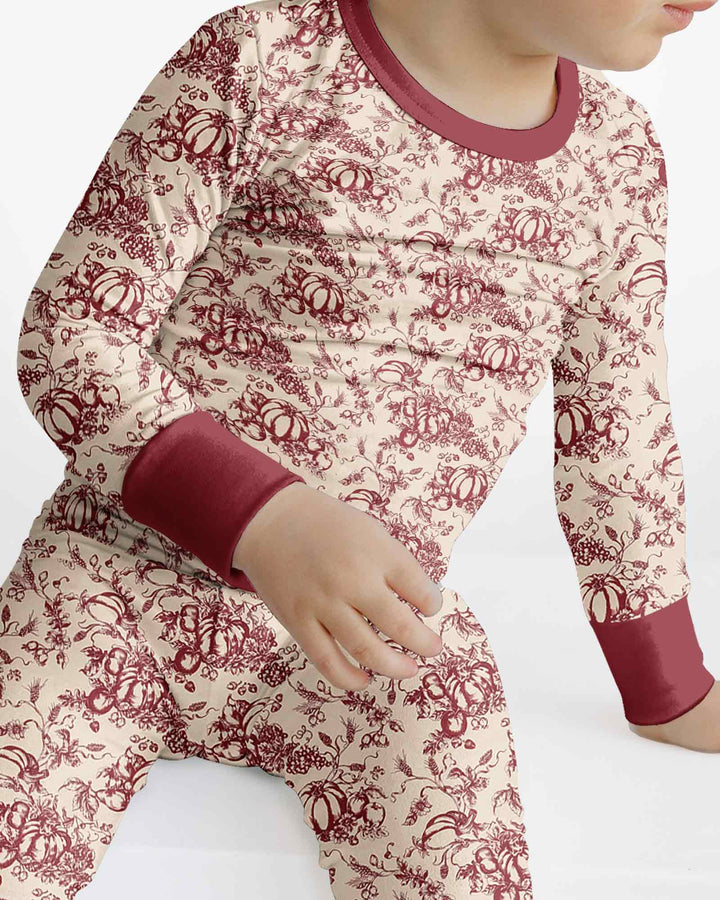Template Bamboo Two Piece Long Sleeve Pyjamas Set