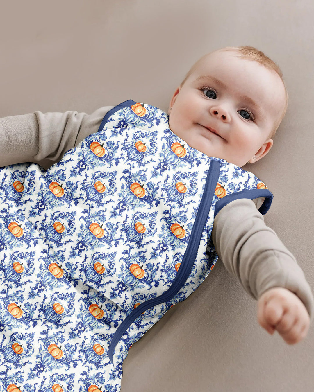 Pumpkin Toile Family Matching Bamboo Sleep Bag