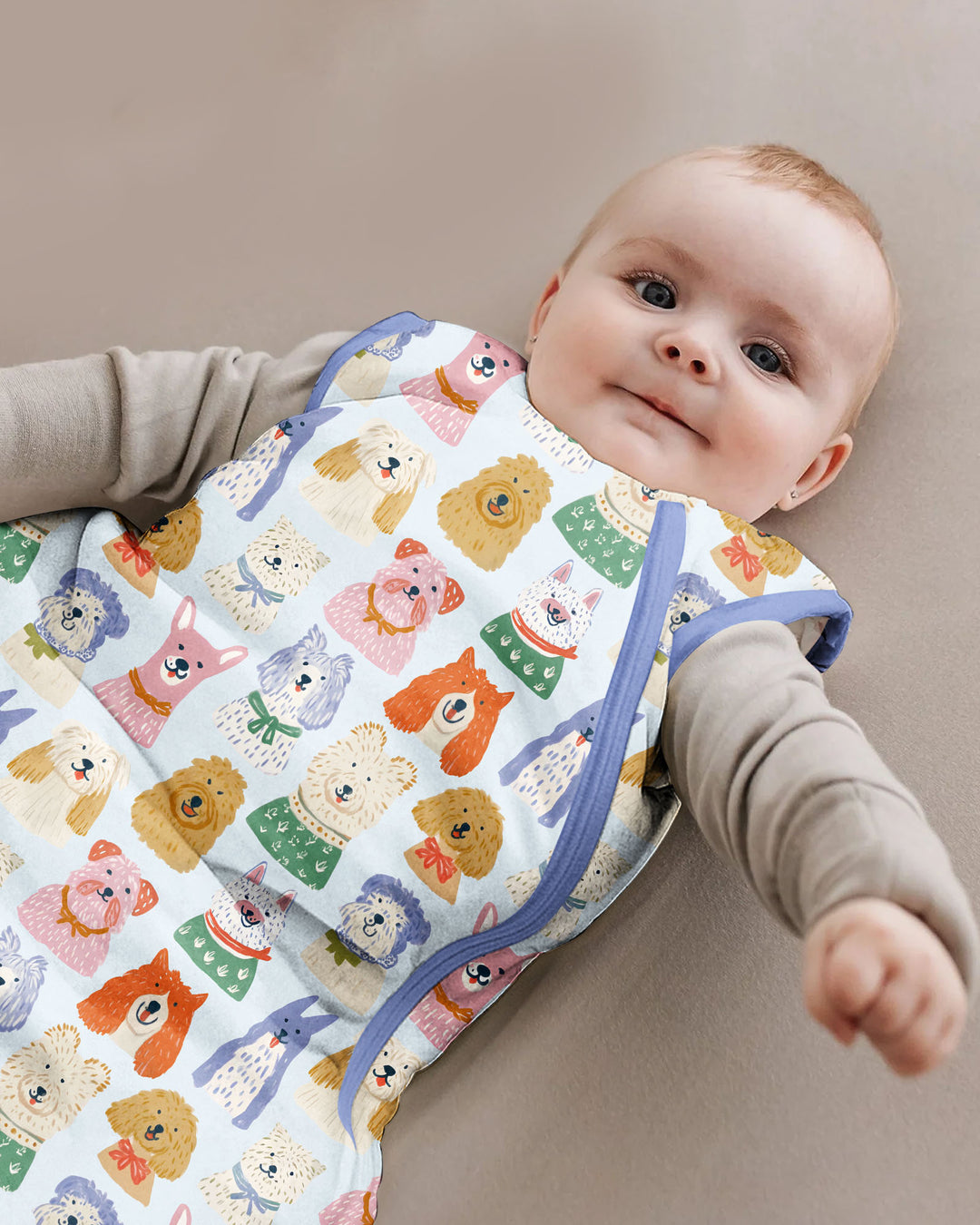 Puppy Portrait Bamboo Sleep Bag