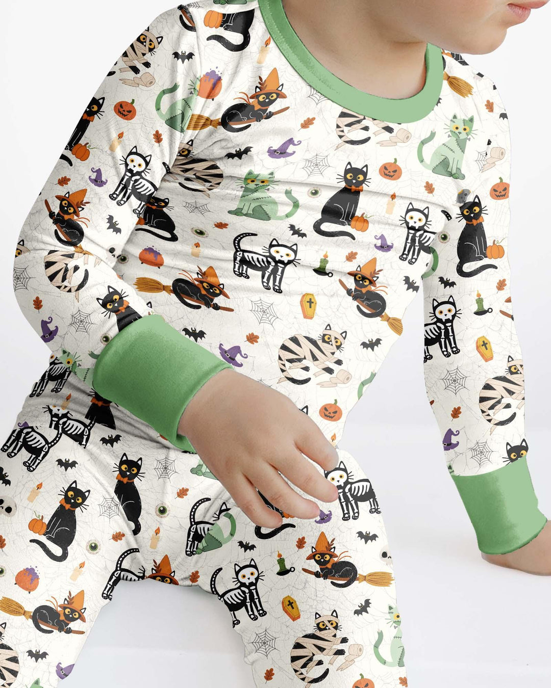 Template Bamboo Two Piece Long Sleeve Pyjamas Set