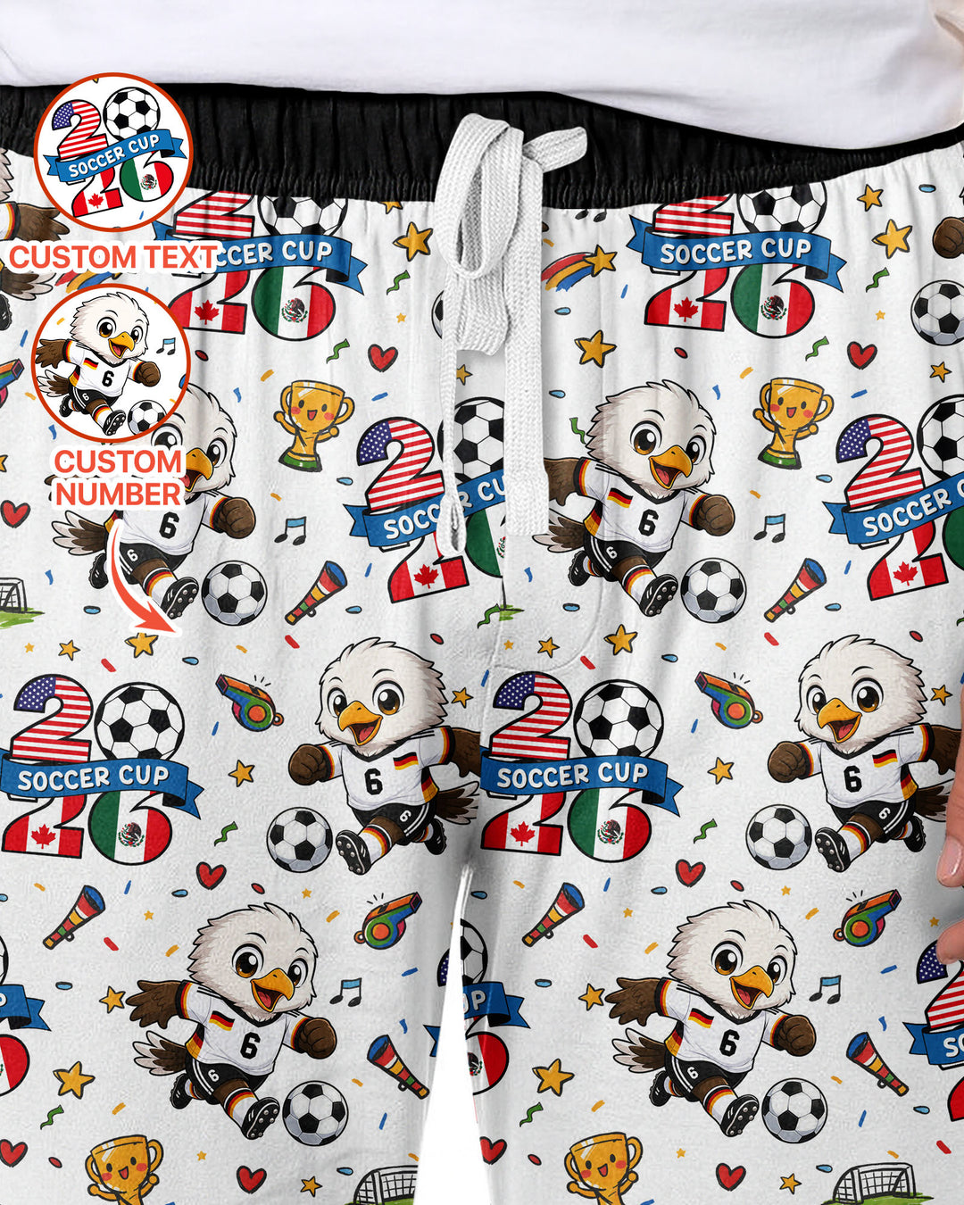 We Are The Champions Soccer Cup 2026 Bamboo Men's Pajama Set