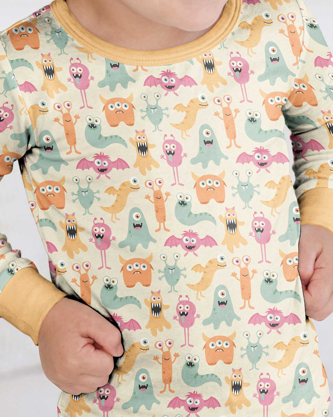 Monster Boo Bash Bamboo Two Piece Long Sleeve Pajama Set