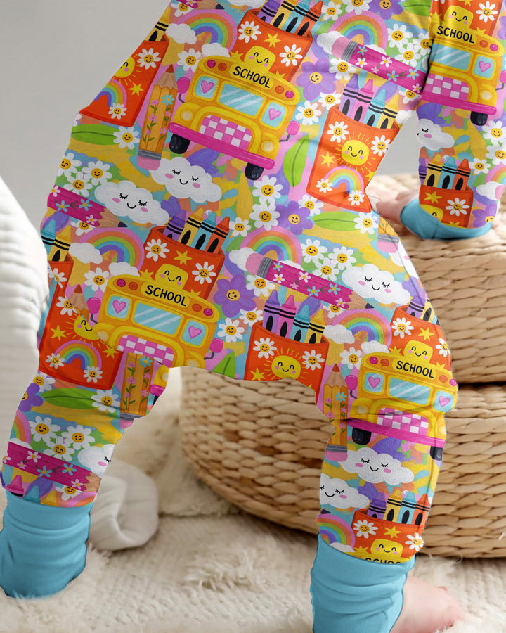 Retro Happy Classroom Bamboo Convertible Zippy