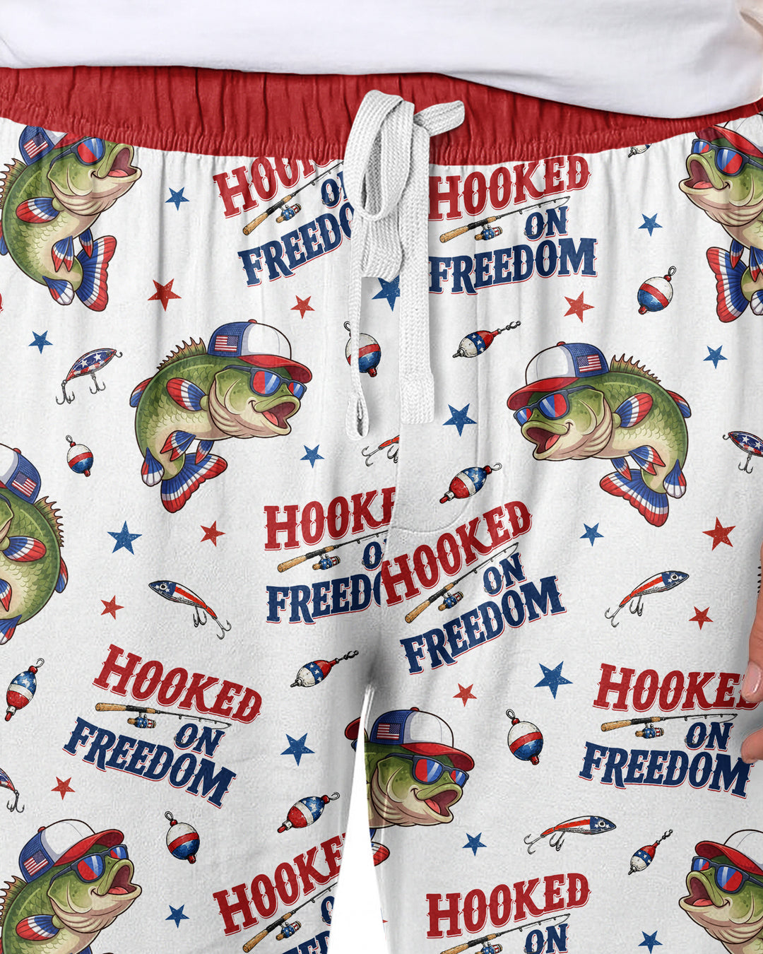 Hooked On Freedom Bamboo Men's Pajama Set