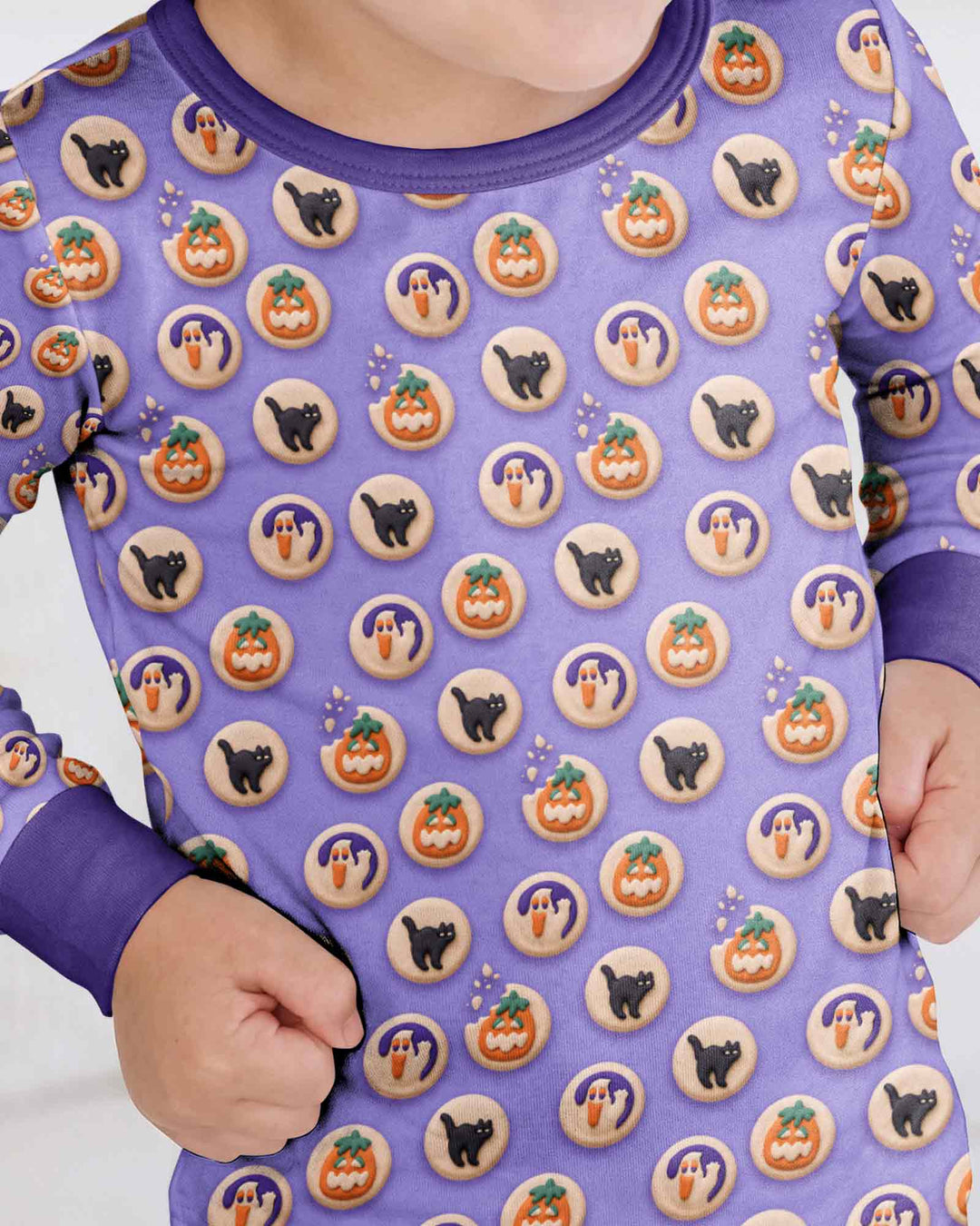 Template Bamboo Two Piece Long Sleeve Pyjamas Set
