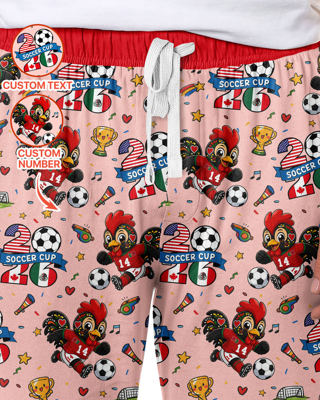We Are The Champions Soccer Cup 2026 Bamboo Men's Pajama Set