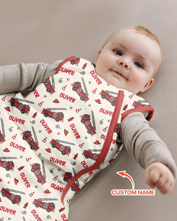 Custom Name Future Firefighters Bamboo Sleep Bag