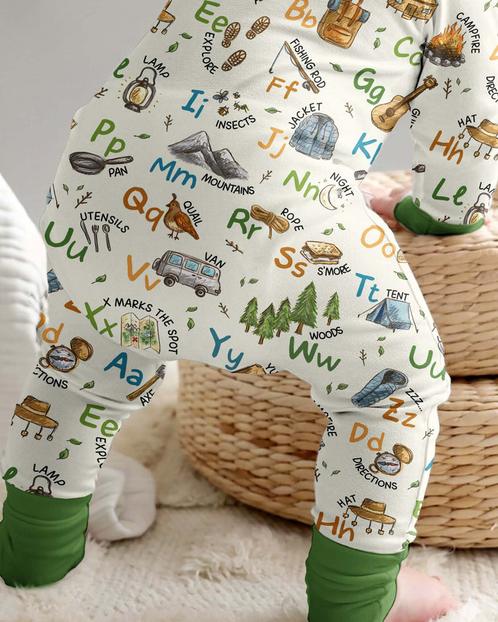 Adventure Alphabet ABCs Summer Camp Bamboo Convertible Zippy