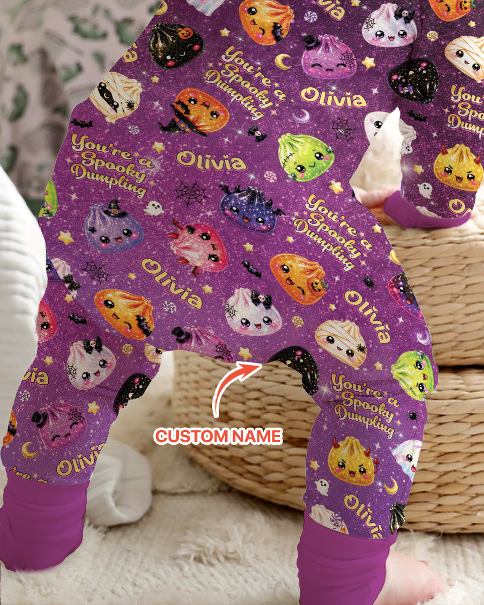 Custom Name You're A Spooky Dumpling Bamboo Convertible Zippy