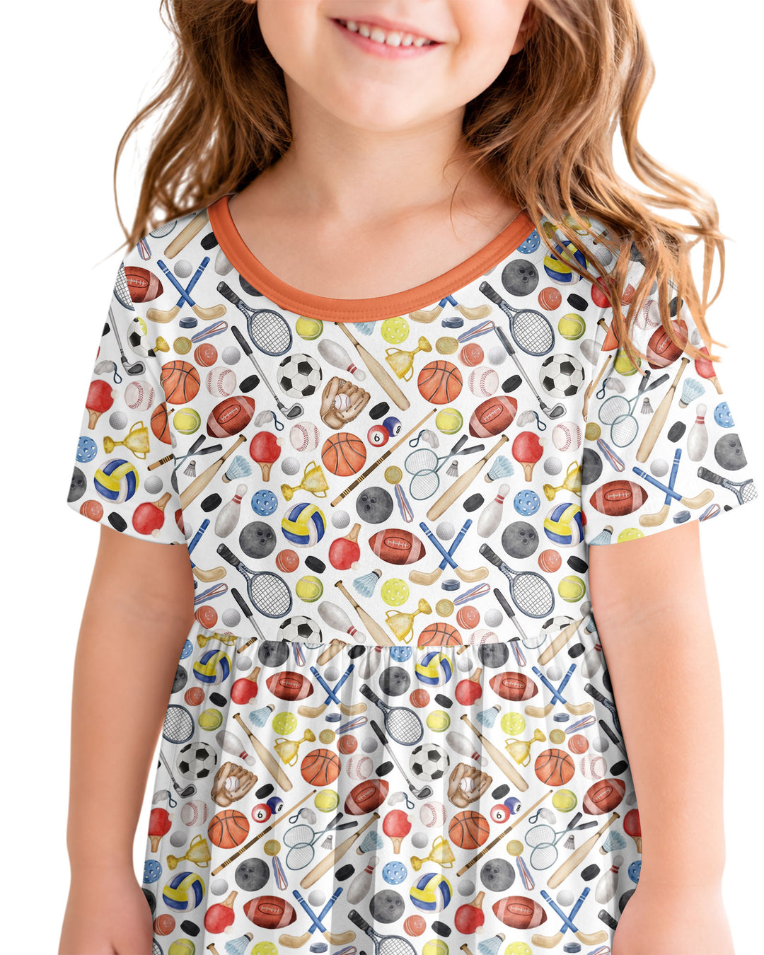 So Much Fun with Sports Bamboo Twirl Dress