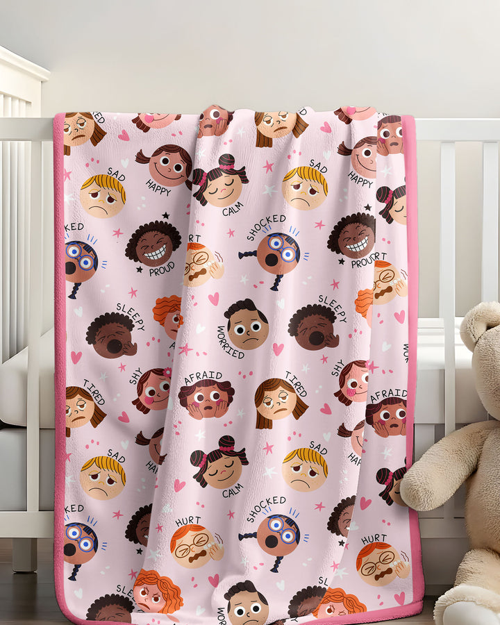 Feelings Vocabulary Bamboo Blanket