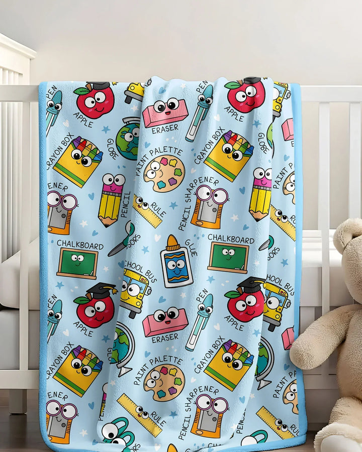 Happy School Pals Bamboo Blanket