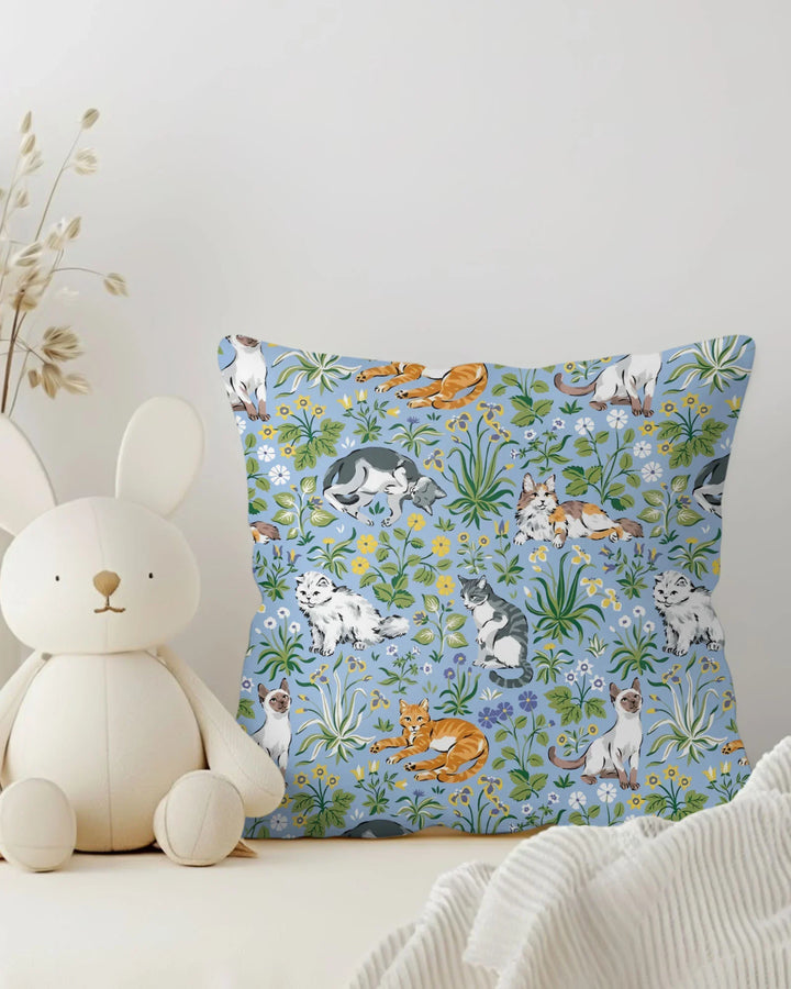 Kitten Garden Family Matching Bamboo Pillow Case