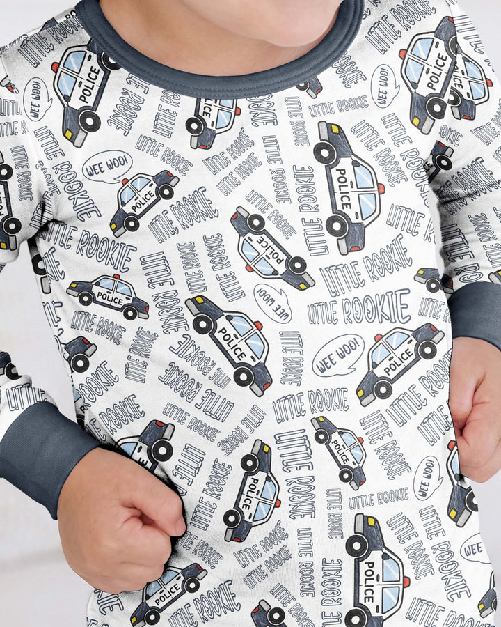 Little Rookie Bamboo Two Piece Long Sleeve Pajama Set