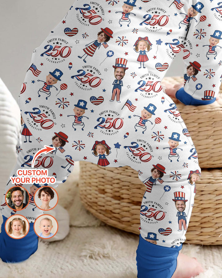 Custom Photo Smith Family Celebration Bamboo Convertible Zippy