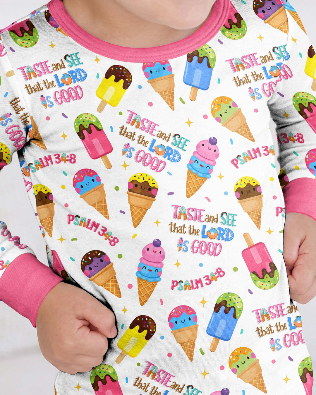 Template Bamboo Two Piece Long Sleeve Pyjamas Set