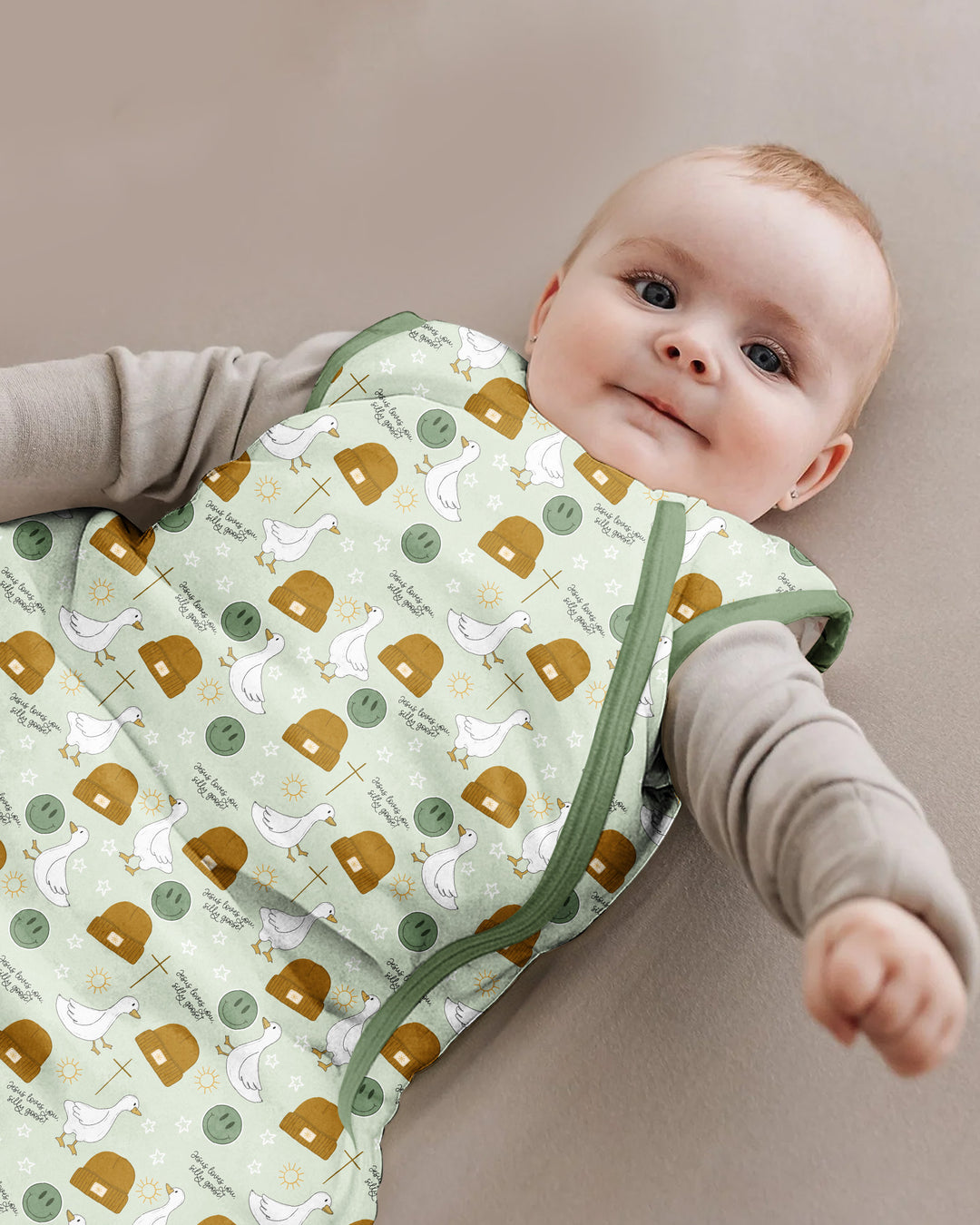 Jesus Loves You Silly Goose Bamboo Sleep Bag