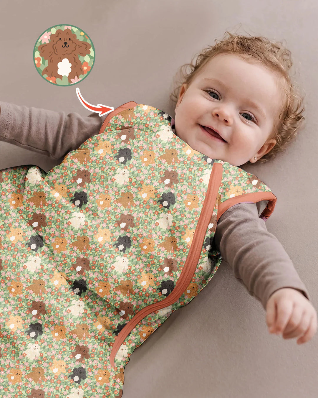 Puppy Garden Family Matching Bamboo Sleep Bag
