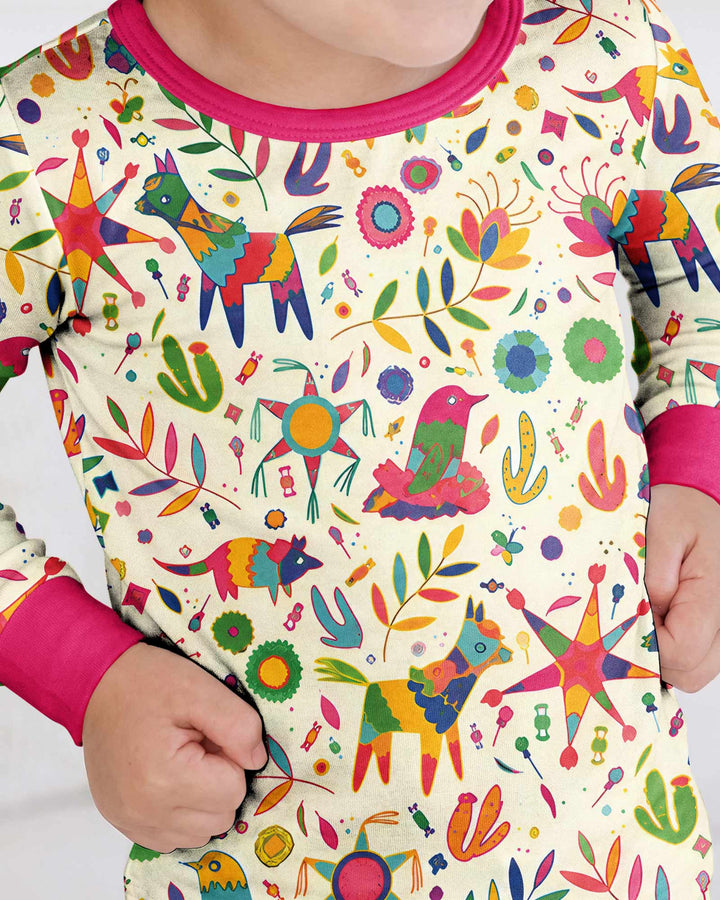 Template Bamboo Two Piece Long Sleeve Pyjamas Set