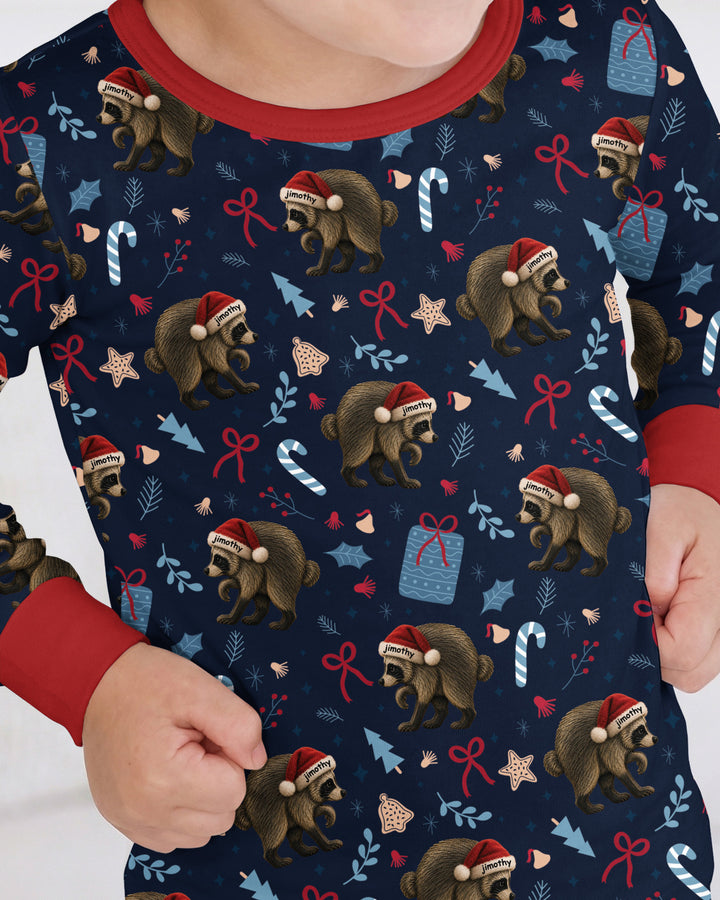 Be A Merry Jimothy Bamboo Two Piece Long Sleeve Pajama Set