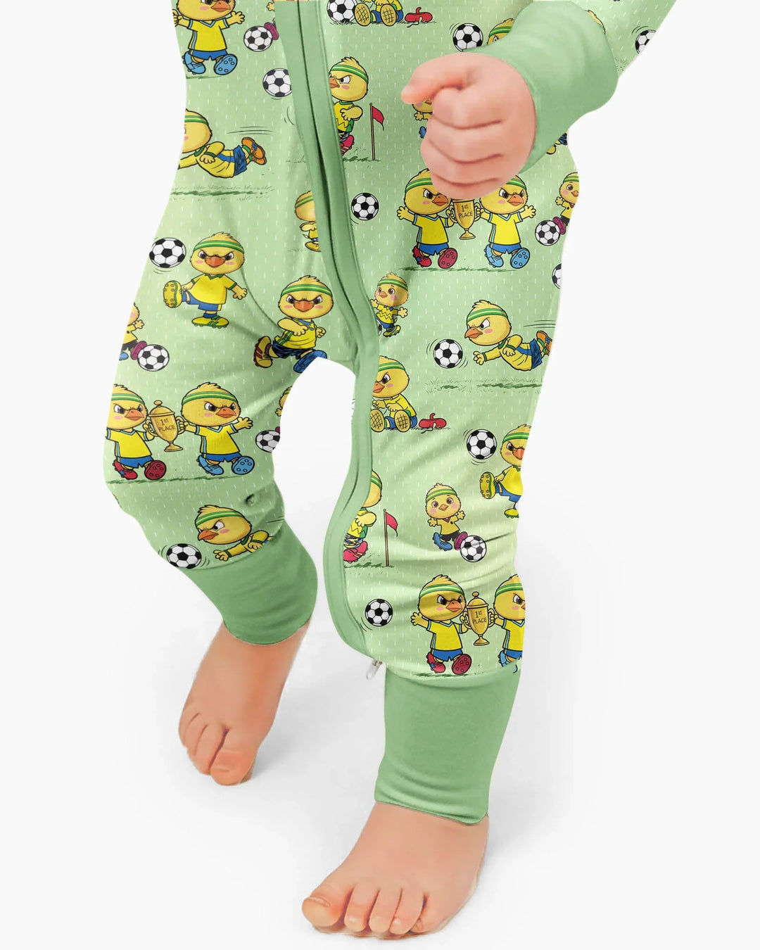 Brasil Soccer Fan Family Matching Bamboo Convertible Zippy