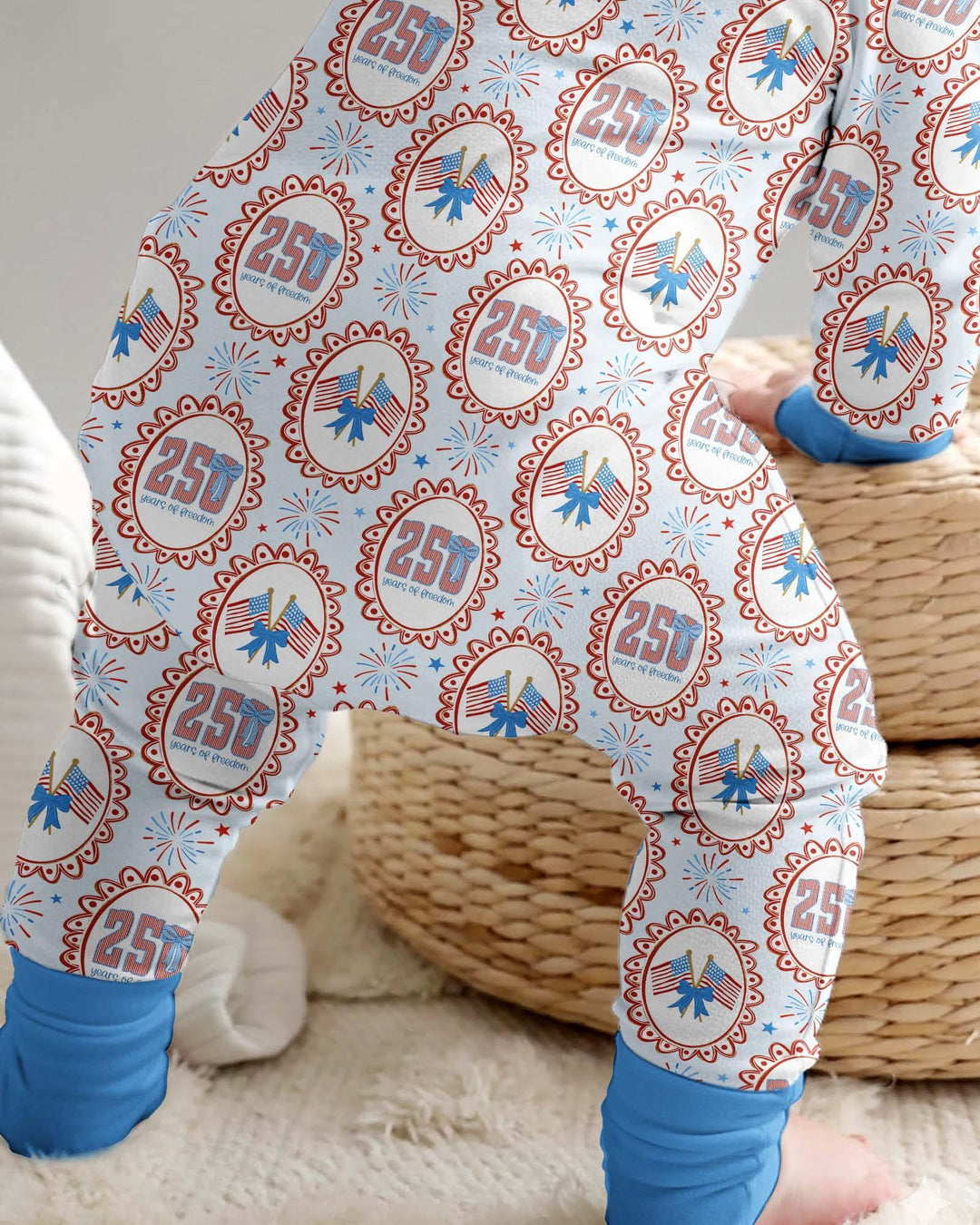 Patriotic Coquette Bamboo Convertible Zippy