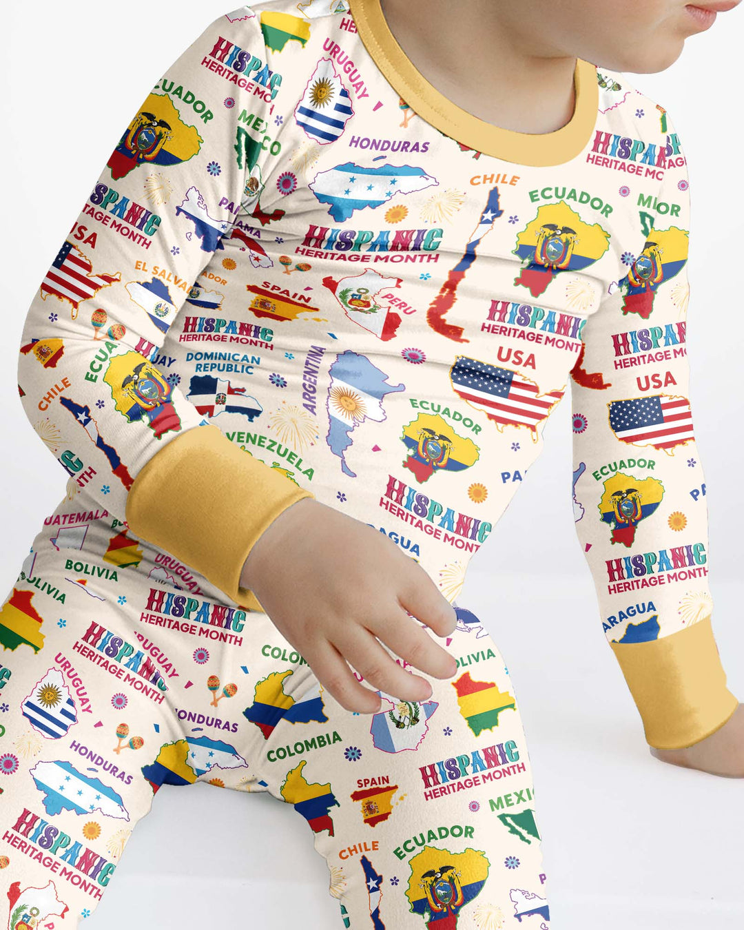 Template Bamboo Two Piece Long Sleeve Pyjamas Set