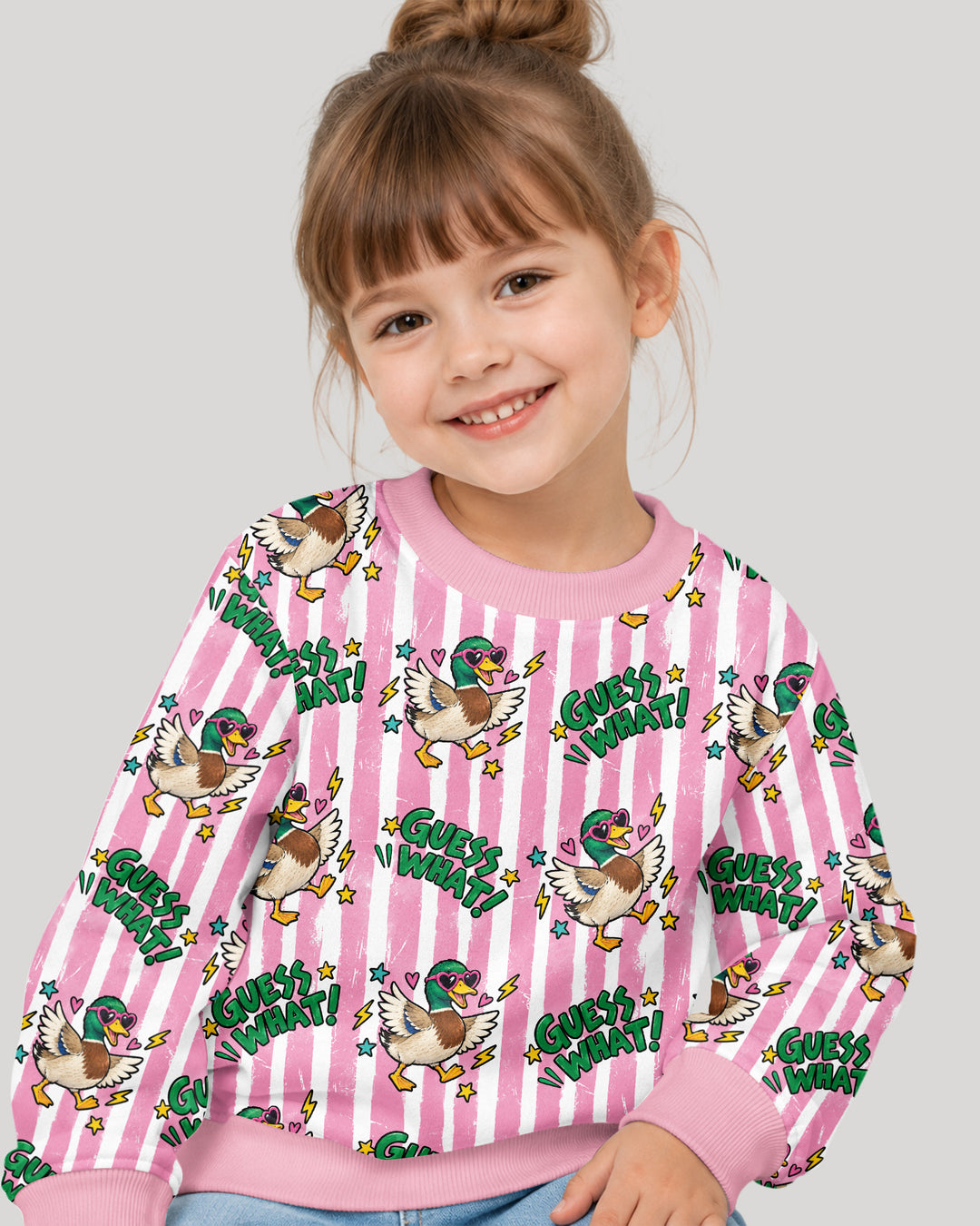 Guess What Mallard Butt Bamboo Crewneck Sweatshirt