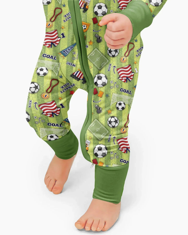 I Love Sports Soccer Bamboo Convertible Zippy