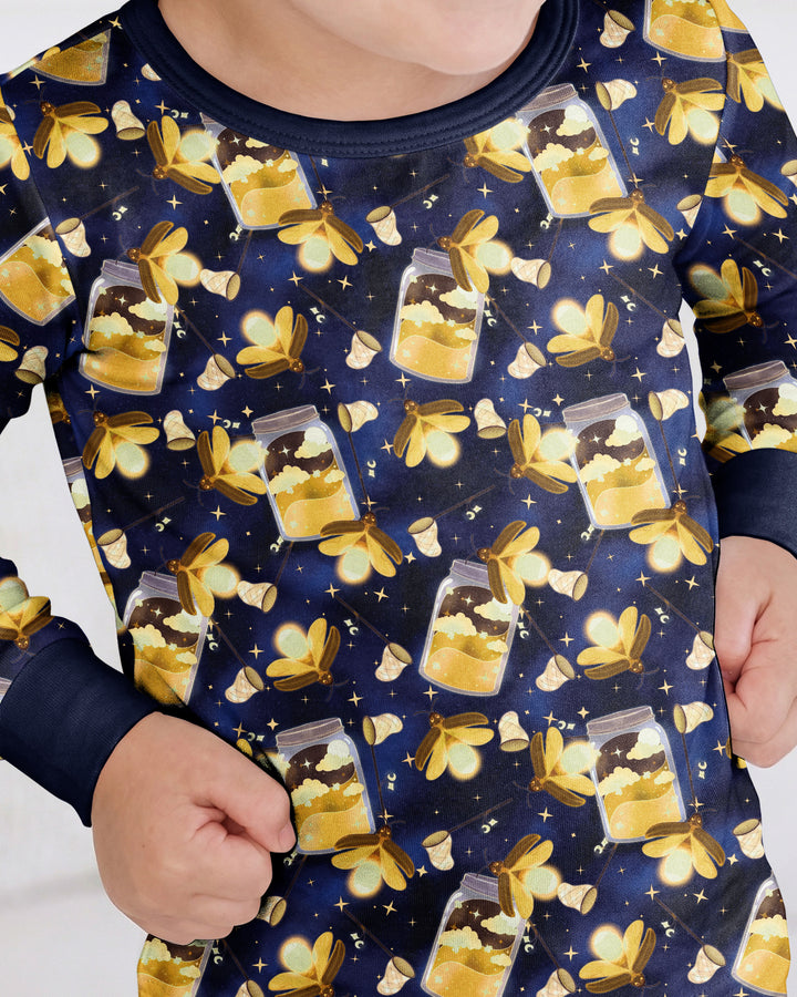 Template Bamboo Two Piece Long Sleeve Pyjamas Set