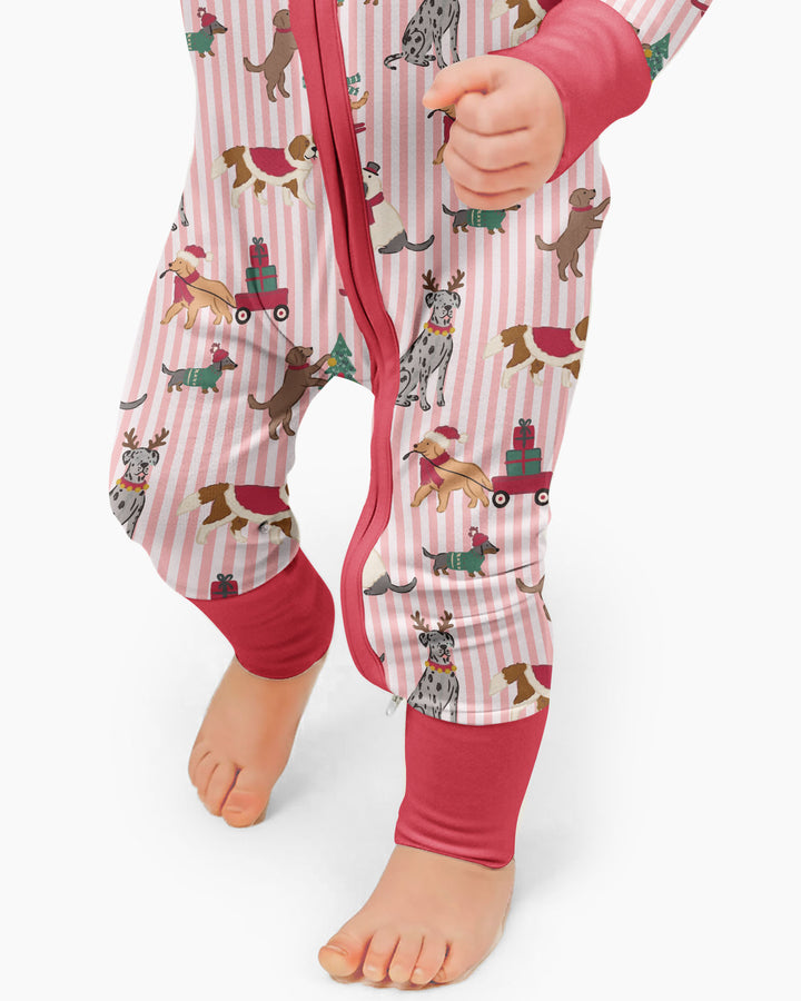 Christmas Pups & Holiday Adventures Bamboo Convertible Zippy