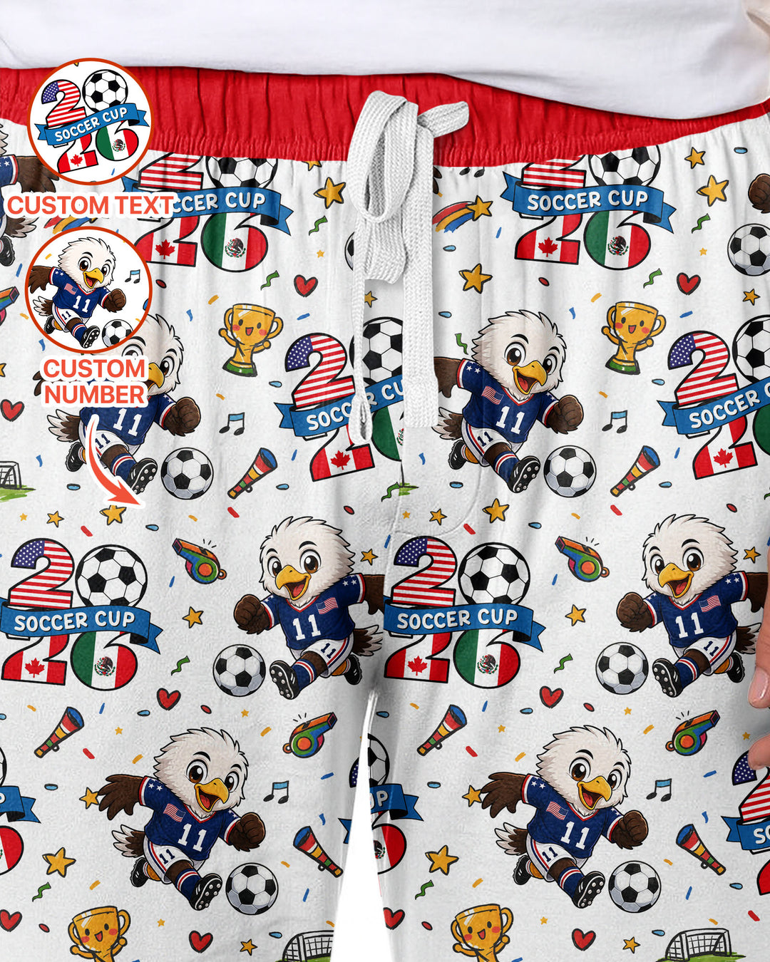 We Are The Champions Soccer Cup 2026 Bamboo Men's Pajama Set