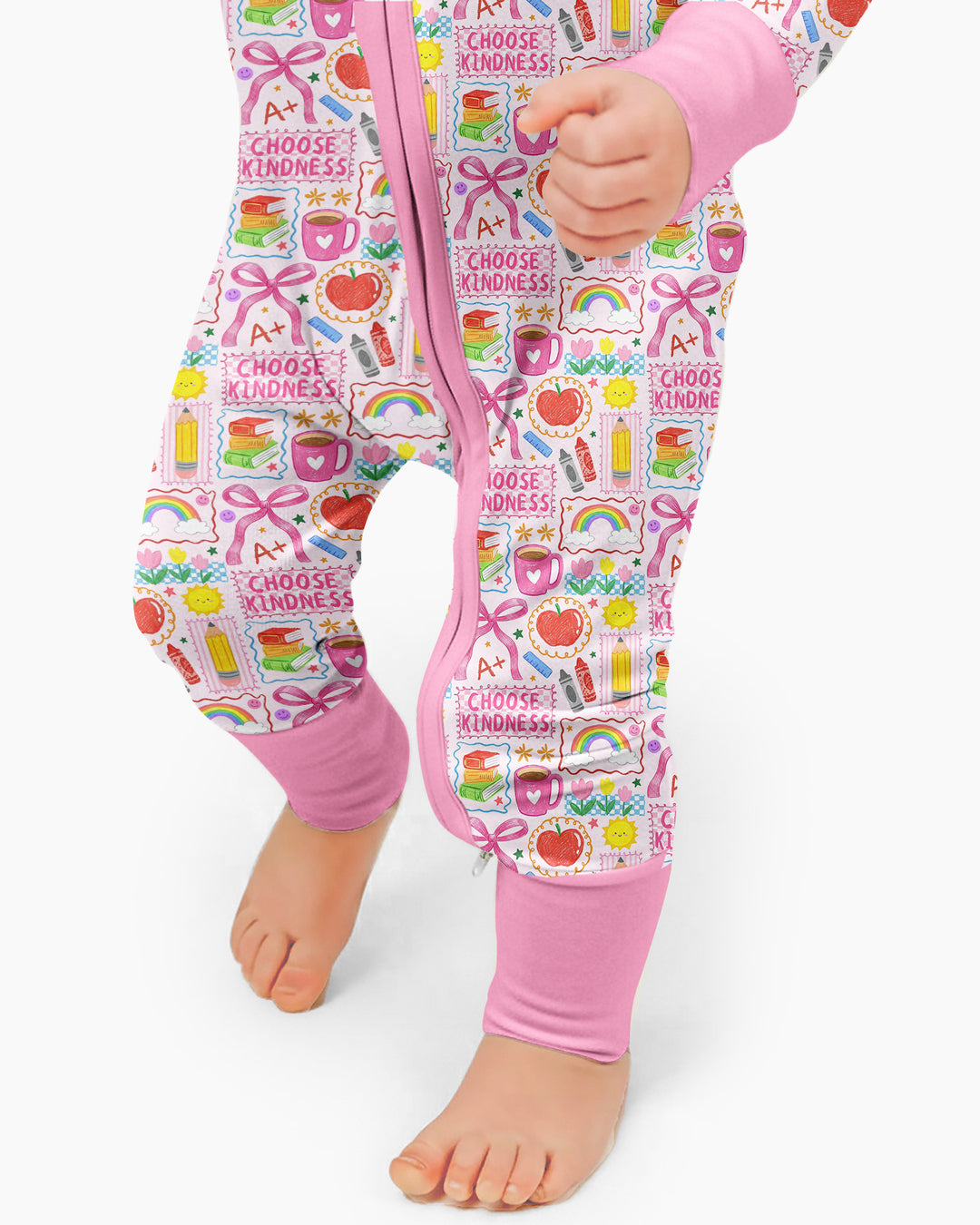 Kindness School Girl Bamboo Convertible Zippy