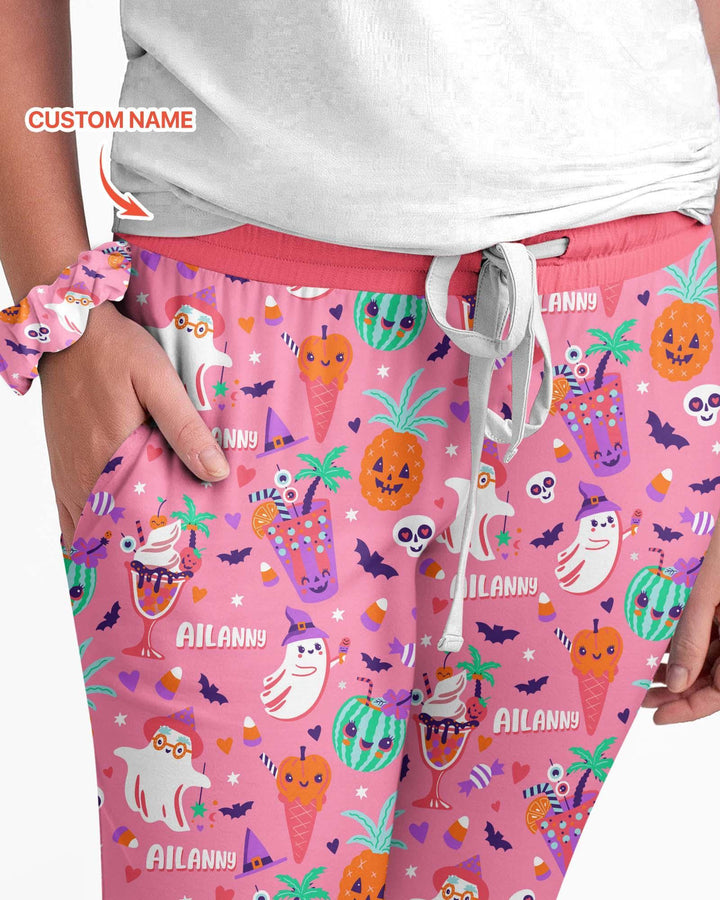 Summerween Doodles Bamboo Women Pajama Set