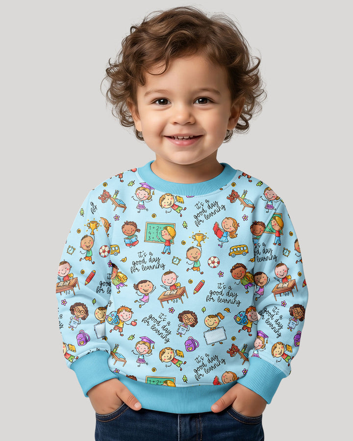 Little Learners Adventure Bamboo Crewneck Sweatshirt