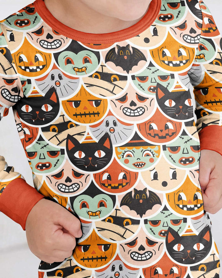 Monster Mash-Up Bamboo Two Piece Long Sleeve Pajama Set