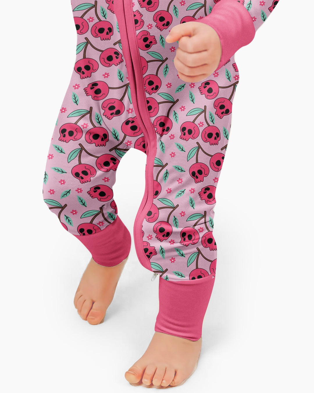 Halloween Cherry Skull Bamboo Convertible Zippy